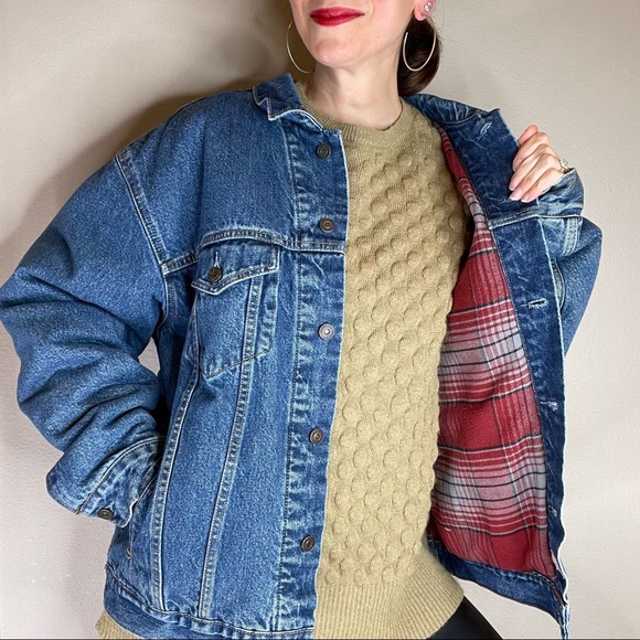Levi's insulated flannel lined oversized trucker jacket XL vintage Y2K unisex